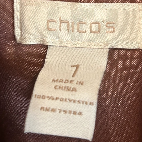 CHICOS WOMENS LINED BLAZER JACKET IN MUAVE, US SIZE 8 - Picture 4 of 5